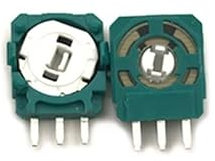 VKMKV 2 Stück Original 3D Analog Micro Switch Button for PlayStation 5 PS5 Controller 3D Thumbstick Axis Widerstände Potentiometer