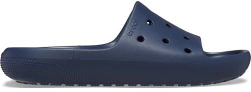 Crocs Classic Slide v2 Strandsandal unisex - vuxen, Navy, 46/47 EU