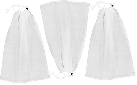 MERRYHAPY 3stücke Pflanzenabdeckungen Frostschutz Für Outdoor-Pflanzen Frosttuch Pflanzen Schutz Pflanzenabdeckungen Für Winter Atmungsaktiv Und Mit Kordelzug Für Sicheren Halt
