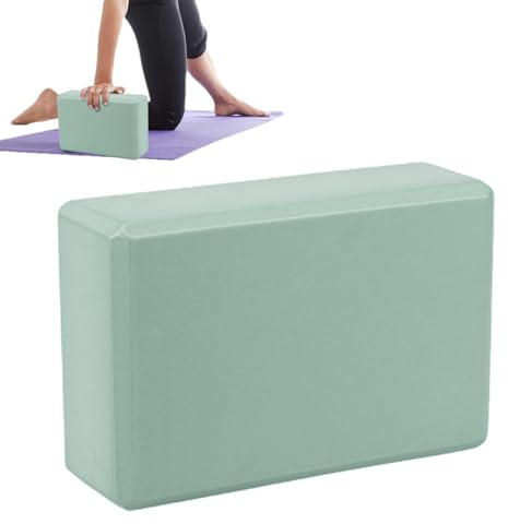 Blocchi da yoga ad alta densità, blocchi da yoga ecologici, blocco antiscivolo ad alta densità per yoga, schiuma EVA leggera, bordi smussati ecologici, mattoncini per yoga, pilates, meditazione