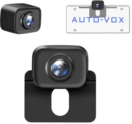 AUTO-VOX W12 CAM Rückfahrkamera Kabellos Auto: HD 1080P Rückfahrkamera mit Farb-Nachtsicht, IP69K wasserdichte Rückfahrkamera nterstützt 2 Kameras,Kabellos Rückfahrkamera für Auto LKW Wohnmobil