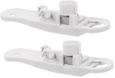 OKUMEYR 6piezas Cortador De Judías Multifuncional Saca Hilos De Cocina Utensilio Práctico Para Preparar Verduras Fácil De Limpiar Color Blanco