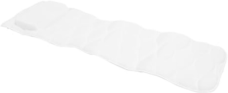 Garosa Cuscino da Bagno per Tutto Il Corpo con Ventose Antiscivolo, Supporto per la Testa del Collo, Cuscino per Vasca da Bagno Ad Asciugatura Rapida, Resistente all'Acqua, Adatto a