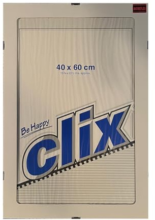 Bilderrahmen 40x60 rahmenlos Antireflexglas Clip Fix Puzzlerahmen 40x60 | Cliprahmen Puzzlerahmen