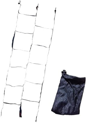 Ronyme Double Rows Climbing Rope Ladder for Kids Child Tree House Climbing Ladder