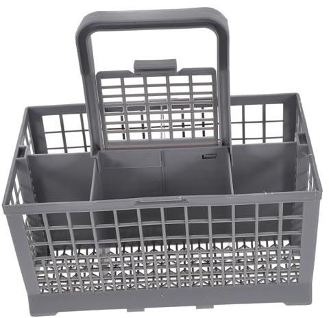 GLEAVI Cesta para Cubiertos del Lavavajillas de Abs Diseño de Malla Resistente y Orificios Uniformes, Cesta Pequeña Multipropósito para Utensilios y Verduras