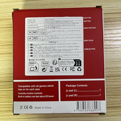 Shiptree Switch Controller, Wireless Controller kompatibel mit Switch/OLED/Lite, 6-Achsen-Joystick,Wake-up-Funktion
