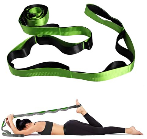 Ruvan Cinturón Elástico De Yoga Cinturón De Resistencia, Bandas De Resistencia Para Fitness,para Piernas, Cinturón Elástico Con Banda De Anillo, Para Pilates, Yoga, Fitness