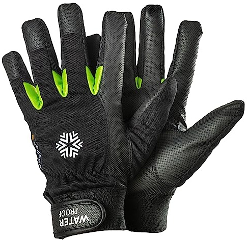 Tegera® 517 Arbeitshandschuhe [Wasserdicht & Kälteschutz bis -10 °C] – Winterhandschuhe aus Synthetikleder – wasserdichte Handschuhe (Für Präzisionsarbeiten bei Kälte & Feuchtigkeit)