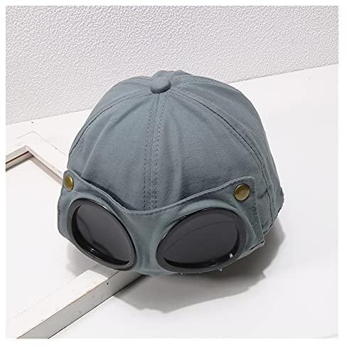 SUNMME Kinder-Sommermütze, Kindermützen, personalisierte Brillen, Piloten-Baseballmützen, Jungen- und Mädchenmützen, All-Match-Cool (Blau M 3 8Y)