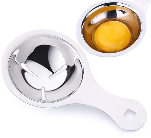 Äggseparator | rostfritt stål | diskmaskinssäkra | äggäggutskiljare | äggseparator – ägg dotter separator |
