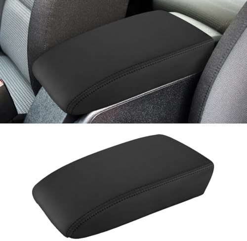 KOLOME Copertura per bracciolo centrale per Golf 6 MK6 2010 – 2013, protezione braccioli, accessori (nero)