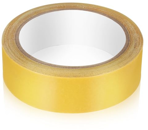 STOBOK Double Sided Fabric Tape Removable Heavy Duty Clear Tape Fixed Carpet Curtains Cloth Tape 1 Roll
