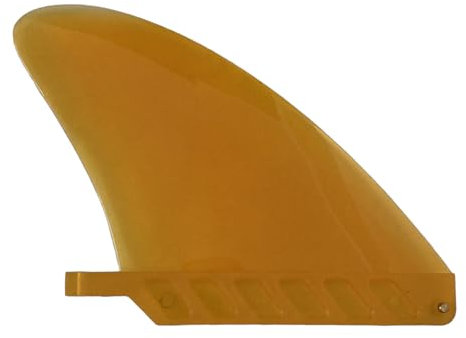 Illkjasfc Weiße Flosse für Surfen, weich, flexibel, mit Schrauben, Ersatz-Flosse, Surfzubehör, einfache Handhabung