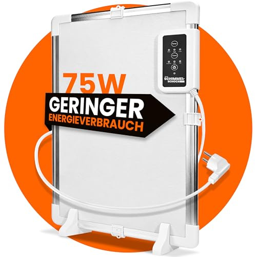 Tonis SCHIMMELSCHOCK Anti-Schimmelheizung zur Schimmelbekämpfung | Trocknet kalte, feuchte Wände & behebt die Ursache für Schimmel ohne Chemie | Thermostat, Timer & Überhitzungsschutz