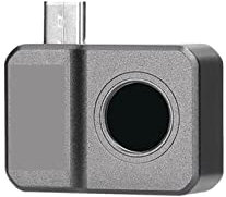 Termocamera a infrarossi for smartphone -15 ℃ ~ 600 ℃ Telecamera for imaging termico IR 6 modalità di visualizzazione Misuratore di misurazione della temperatura del punto centrale,Custodia Resistent