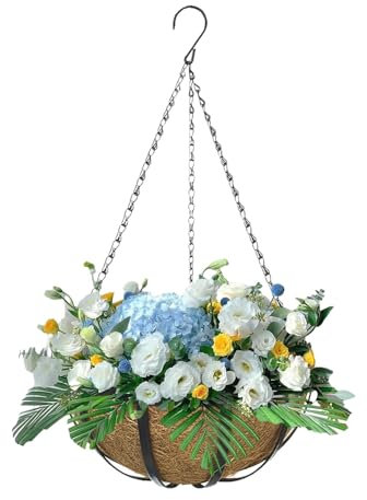 Cestas de techo para colgar en el techo, macetas colgantes para interiores, elegante cesta colgante para plantas, maceta colgante, maceta colgante para plantas de techo, colgador de cesta de flores