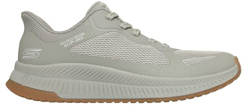Skechers Scarpe da Ginnastica da Donna a Mani libere: Bobs Squad 4 Punti, Oliva, 37 EU