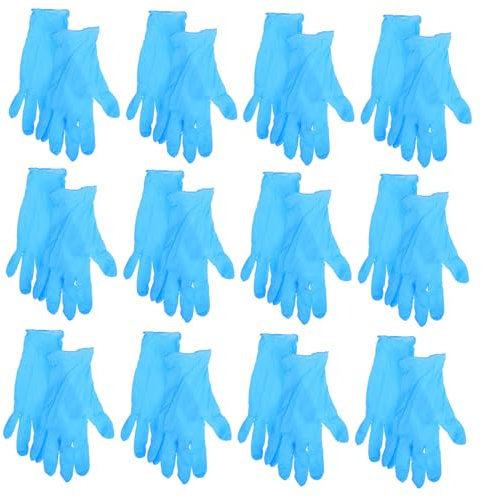 GLEAVI 100 Stück Öldichte Handschuhe Wiederverwendbare Tankhandschuhe Wasserdichte Handschuhe Langarmhandschuhe Wasserdichte Farbhandschuhe Handschuhe Küchenhandschuhe Für Die