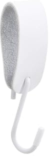Home Deluxe - S-Haken SHAPE - 11 x 3 x 4 cm, Eisen mit PU- Leder, inkl. Doppelnaht I Kleiderhaken Kleiderbügel Garderobenhaken Kleideraufhänger - Variantenauswahl