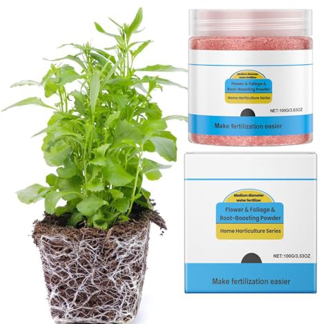 Poudre de pour | Engrais Renforceur de pour Fleurs et Vert Feuille - Booster Engrais Poudre Pour Potager Fruits Fleurs Pelouse