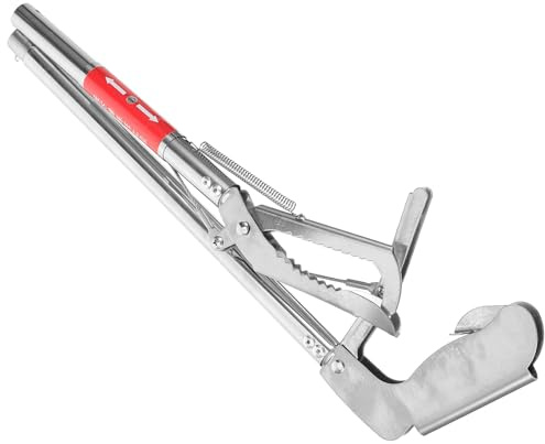 SEWACC Pince à Serpent et Anguille Multifonction en Acier Inoxydable, Pince Antidérapante à Loches, Taille Standard pour Pêche et Capture en Extérieur, Outil Sécurisé pour Reptiles et Crustacés
