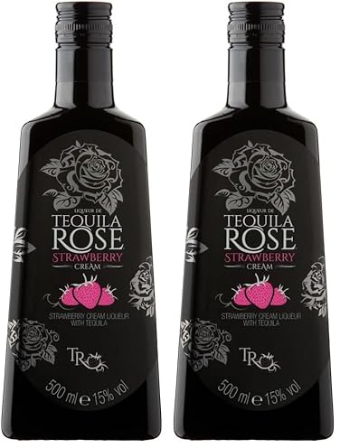 Tequila Rose Strawberry Cream Liqueur, 500ml (Pack of 2)