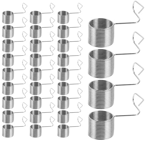 Gadpiparty 50pcs Industrial Sewing Machine Thread Tensioner Spring with Accurate Tension Calibration and Quick Installation, Iron Material for Precise Thread Control in Highspeed Production
