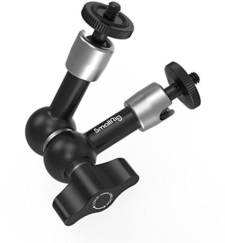 (New Version) SMALLRIG 5.5'' Magic Arm, Ball Head Articulating Arm with Wing Nut, Camera Light Bracket, Max Load 3.3lb - 2065B