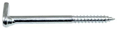 SN-TEC Schraubhaken/Wandhaken verzinkt gerade 100mm mit Kreuzschlitz (10 Stück)