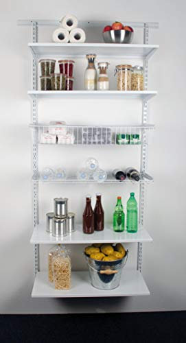 Element System Easy Regal-Set - Storage Room, 1970 x 870 x 300 mm, Weiß