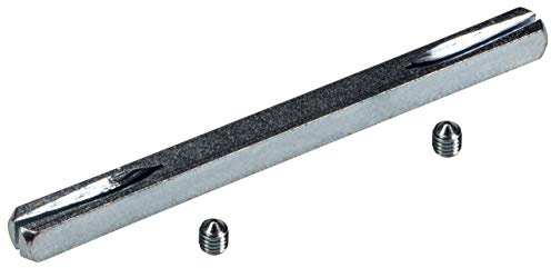 JUVA Drückerstift Eisen-Vierkantstift 8mm für Drückergarnituren und Türgriffe - H10261 | Vierkant 8 x 120 mm | Drücker-Vierkant aus gehärteten Stahl | 1 Stück - Stift geschlitzt für Drückerpaar
