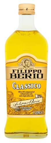 FILIPPO BERIO Classico Olive Oil, Cooking Oil & Salad Dressing, Glass Bottle, 1Ltr