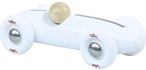 Vilac - Voiture Grand Prix Vintage PM White Planes, Bianco (2342W)