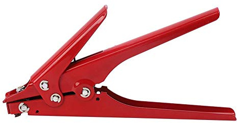 HS-519 Kabelbinderpistole, 45 Stahl haltbare Kunststoff-Nylon-Kabelbinder, 2,4-9 mm/0,09-0,35 '' Riemenbreite und Abschneiden des verbleibenden Kabelbinder-Spannwerkzeugs