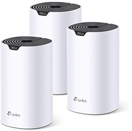 TP-Link Deco S4(3-pack) AC1200 Whole-Home Mesh Wi-Fi System, Qualcomm CPU, 867Mbps at 5GHz+300Mbps at 2.4GHz, MU-MIMO, Beamforming, Works with Amazon Echo/Alexa [Amazon Exclusive] (Renewed)
