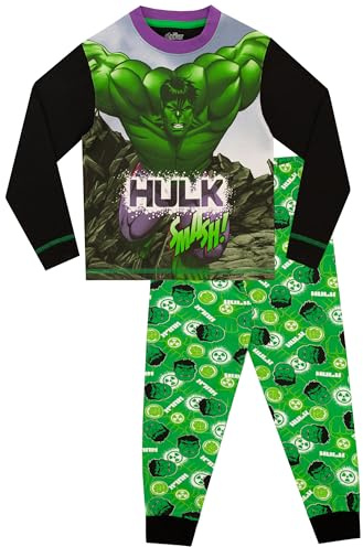 Marvel Ensemble De Pyjamas Garçon The Incredible Hulk Multicolore 6-7 Ans