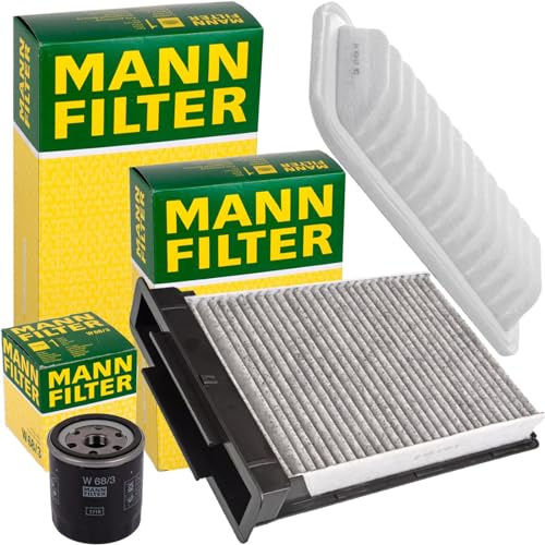 Mann Filter Inspektionspaket Filtersatz | W68/3 (OC534)+CUK2317+C2610 Mann Filterset Kompatibel mit 107 (pm_, Pn_),aygo (_B1_),Aygo Kasten/schrägheck (_B1_),C1 (pm_,