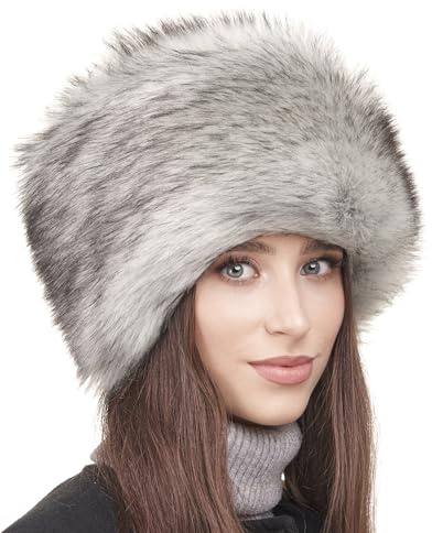 Futrzane Classic Kosakenmütze - Fellmütze Damen Winter - Pelz Russische Mütze