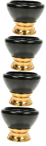 4 Stück Meditationskissen, Meditations-Klangschale, spirituelles Dekor, Zen-Dekor, buddhistische Schale, Klangschale, Meditation, Handschalen, Chakra-Schalen, Himalaya-Schalen, Nepal-Schüssel, Kupf