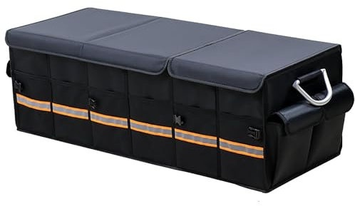 baobeini Kofferraum Organizer für VW Passat/Polo/Tiguan/Touareg/Touran/T-Cross/T-ROC,mit Großem Stauraum Zusammenklappbar Unverzichtbares,100L