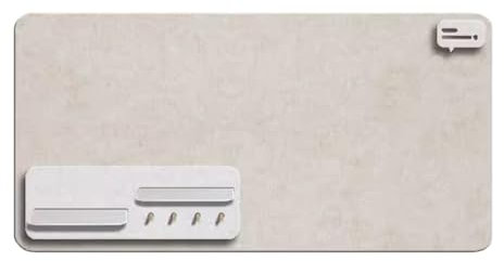 Filz-Pinnwand Für Die Wand, Mit Acryl-Ablagen, Selbstklebende Dekorative Pinnwand, Memoboard Für Das Home-Office-Klassenzimmer