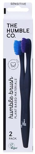 The Humble Company, Zahnbürsten, Blau und Lila, 2 Stück