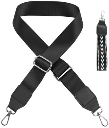 Taschengurte zum Wechseln mit Handgelenksband, Schultergurt für Taschen Tragegurt Tasche für Handtasche Reisetasche Laptoptasche Taschenhenkel Schultergurt mit Karabiner Schulterriemen für Taschen