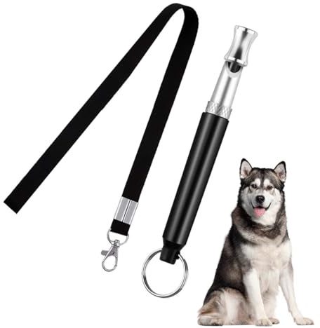 KEQAR Fischietto Ultrasuoni per Cani, Fischietto Silenzioso ad Alta Frequenza per Addestramento e Richiamo, Strumento Educativo per Cani