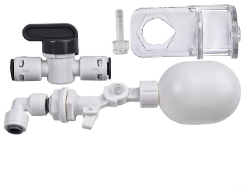 Valvola a sfera galleggiante per acquario, funzione di riempimento automatico, adatta a tubi 16/12, non richiede alimentazione