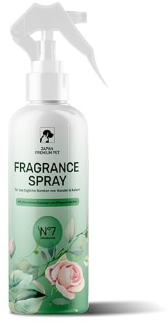Japan Premium Pet Aroma-Spray-Balsam für Katzen & Hunde | Leave-in Hundeshampoo & Katzenshampoo mit pflegendem Balsam-Effekt | Hundeshampoo Langhaar für Entwirrtes, Glänzendes Fell | Rose Duft, 200 ml