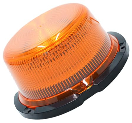 Riloer Luces de advertencia de emergencia de 12 V-80 V con 90 LED estroboscópicas intermitentes universales con cable ámbar compatible con quitanieves furgonetas camiones tractores y montacargas