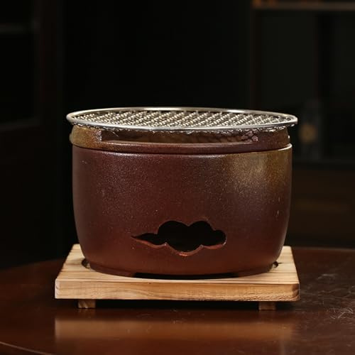 Portable Round Grill BBQ Stove for Camping and Household Barbecue