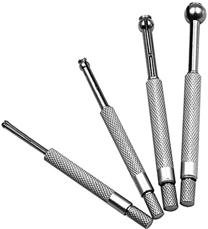 Juego de medidores de agujero pequeño mejorado de 3 a 13 mm, telescópico, redondo completo, esférico, endurecido, calibre de calibre telescópico